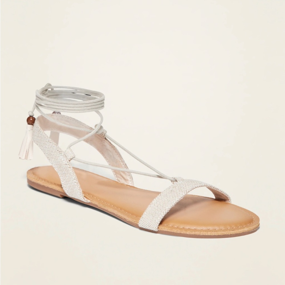 Ankle Wrap Sandals NWOT